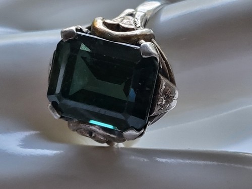 Vintage silber ring großer - vintage,