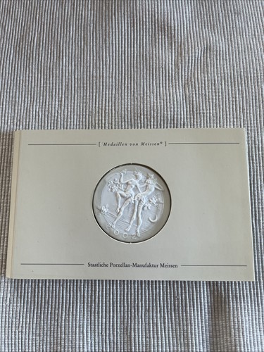 Meißener porzellan medaille - meißener,