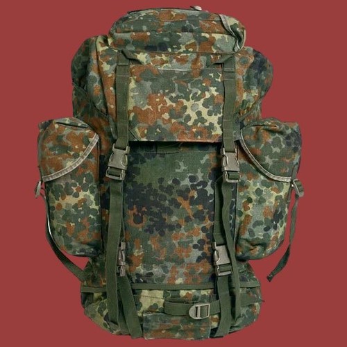 German army backpack combat - army,
