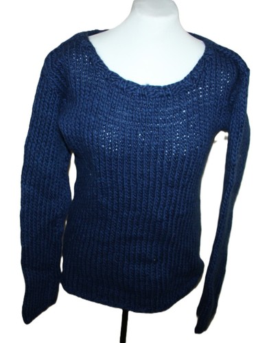 Mit wolle damen kabel blaue - mit,