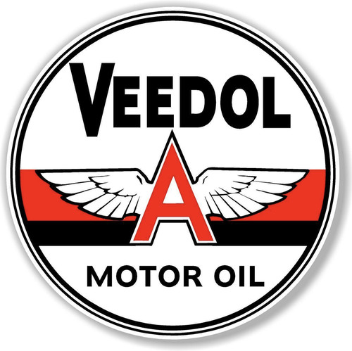 Veedol motoroil aufkleber rund - aufkleber,