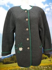 Original Walkloden neuwertig schwarz Janker fesche Trachtenjacke Jacke Gr.40