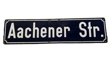 Alt Strassenschild Aachener