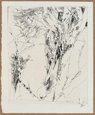 Horst Janssen, Langenhorn, Radierung, 1985, handsigniert