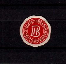 411151/ Siegelmarke – Dr. Bender & Dr. Hobein – MÜNCHEN – ungebraucht