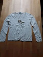 Donaldson Strickjacke feine Baumwolle mit Perlenknöpfen Gr. L Neuwertig