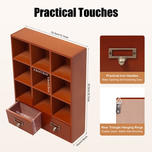 Holzregal setzkasten vintage - holzregal,