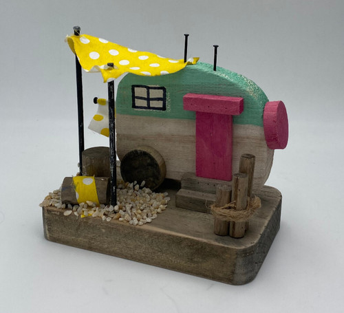 Holz deko wohnwagen x 10 - wohnwagen,,