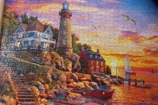 Puzzle, Lighthouse in the sunset, 1000 Teile