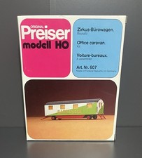 Preiser modell H0 607 Zirkus Sarrasani Bürowagen Maßstab 1:87