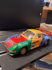 Slotcar 1:32 Artin Porsche 911 Harlekin mit Licht,Box