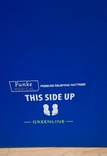 Antidekubitusmatratze Funke Medical Greenline blau neuwertig 90 x 200 x 13 cm