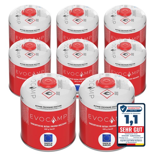 Evocamp gaskartuschen 450g - 8x,