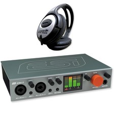 ESI Amber i2 2x2-Kanal USB Audio-Interface mit keepdrum Kopfhörer