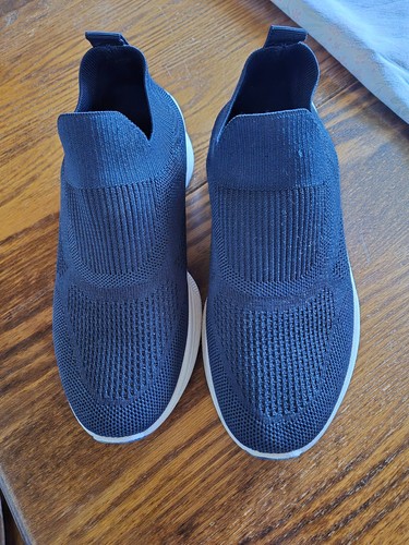 Dunkelblaue damensneaker der - damensneaker,