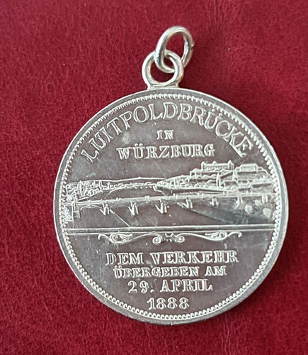 Tragbare silbermedaille - tragbare,