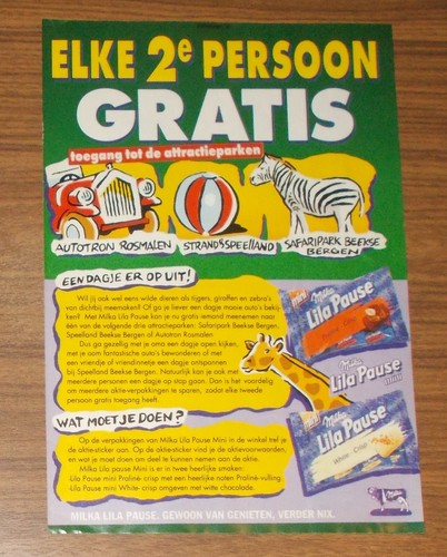 Seltene werbung milka lila - seltene,