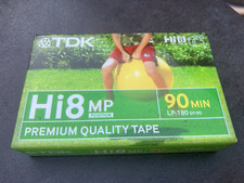TDK VideoCassette hi8 MP CAMCORDER BLANK PAL VIDEO CASSETTE p5-90hmppeq