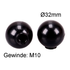 Knauf M10 Kugel Innengewinde Kunststoff Kegel Griff rund Hebel Schalter KFZ LKW