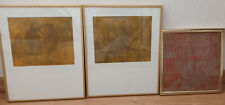 Bilder / Einzelstücke : Siebdruck Triologie mit Rahmen 