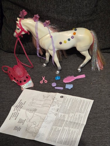 Barbiepferd glitzerstein - barbiepferd,