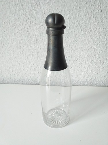 Silber flasche flakon glas mit - silber,