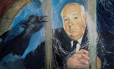 Ölgemälde Alfred Hitchcock