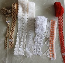 Konvolut Alte Spitze Borte