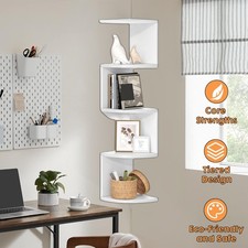 5 Ebenen Eckregal Bücherregal