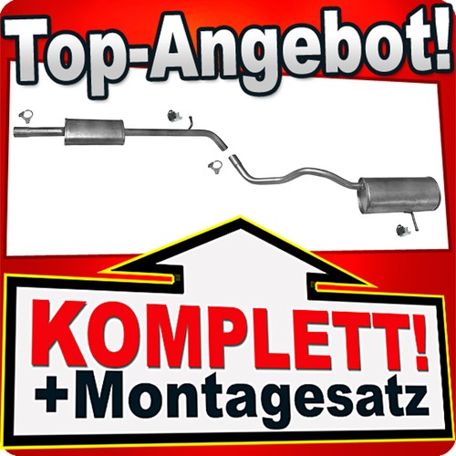 Auspuff für renault captur - auspuff,