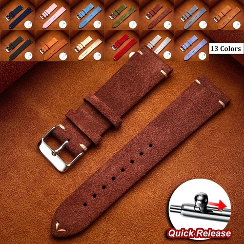 Wildleder leder uhrenarmband - wildleder,