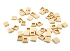 100x LEGO 1x1 Fliese eckig