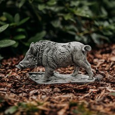 Wildschwein keiler steinfigur - keiler,