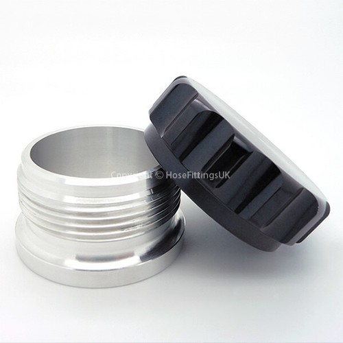 76mm d schwarz aluminium - 3", i.d