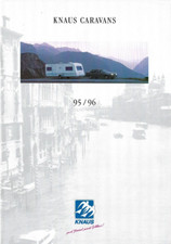 KNAUS CARAVANS - 1996 -  WOHNWAGEN PROSPEKT -  PREISLISTE - CAMPING - CARAVANING