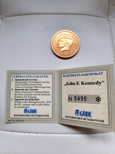 Göde medaille john - göde, f