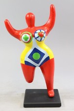 34cm Nana Figur Pappmaché nach Niki De Saint Phalle (GV261)