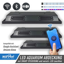 🦎Terrarium 🐠Aquarium Abdeckung 80x35cm 100x40cm 120x40cm LED APP ZooPaul NEU