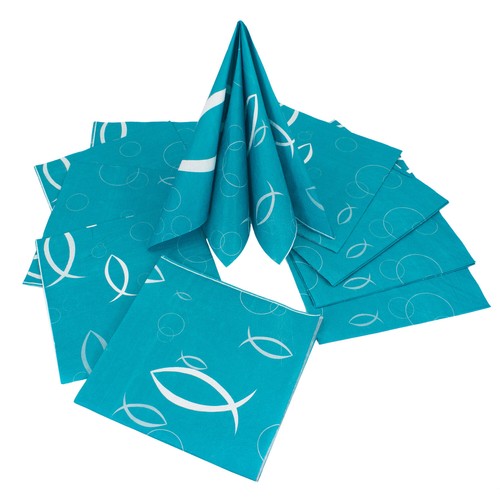 Fisch servietten kommunion - fisch,