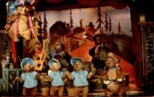 Walt Disney World Frontierland Grizzly Hall color USA Postcard Amerika Postkarte