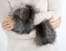 Silberfuchs Fuchs Manschetten Pelz Stulpen Silver Fox cuffs Jacke Pelliccia Fur