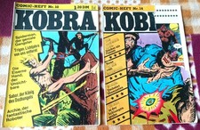 19 Kobra Hefte Sammlung aus