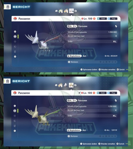 Panzaeron shiny non - panzaeron,