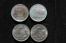 DDR 5 Mark Münzen 1982 und 1985, Dresden Ruine und Weimar Gartenhaus, 4 Stück