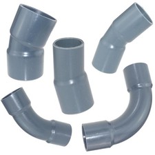 PVC Bogen 15, 22, 30, 45 und