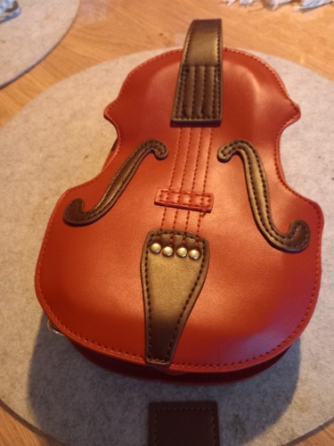 Tasche geigenoptik rot - tasche,