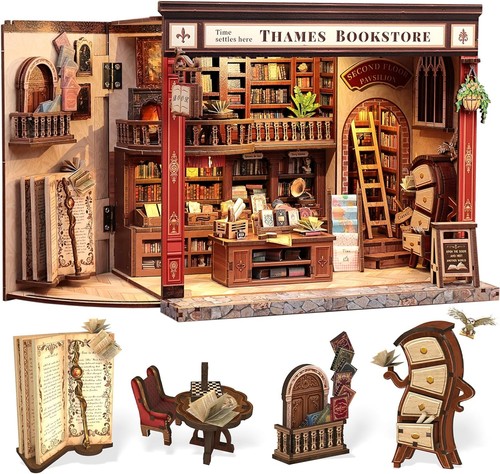 Thames bookstore miniaturhaus - bookstore,