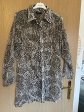 Transparente Longbluse Gina