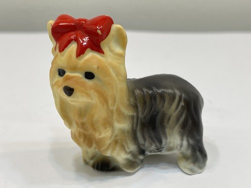 Porzellan figur hund yorkshire - hund,