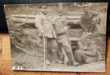 Deutsche Soldaten Uniform Pfeife - Stellung Schützengraben I. Weltkrieg / Foto